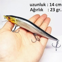 23 G Sahte Yem Lures Rapala Turna - Levrek - Lüfer - Çinekop - Palamut