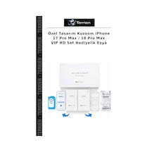 Özel Tasarım KuzoomApple iPhone Uyumlu 17 Pro Max / 18 Pro Max Vıp Hd Set Hediyelik Eşya