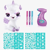 Airbrush Peluş Karanlıkta Parlayan Sihirli Unicorn Beyaz