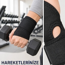 El Bilekliği Başparmak Destekli Ayarlanabilir Bilek Sargısı Sporcu Bilek Bandajı Ayarlanabilir El Bi