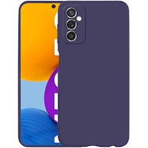 Samsung Galaxy Uyumlu M52 Kılıf Esnek Premier Silikon Kapak Lacivert