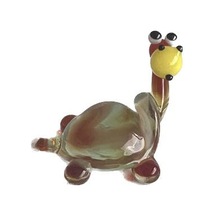 El Yapımı Mini Murano Cam Kaplumbağa Biblo A103-01