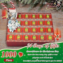 2023 Advent Takvimi Yetişkin Oyuncakları İçin Yapboz Bulmacaları Kadınlar Ve Erkekler İçin Noel Hediyeleri 1000 Parçalık Yapboz