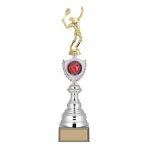 Odak Kupa - Figürlü Kupalar - Tenis Erkek Figürlü Kupalar Fg-035 A - 43 Cm Altın - Beyaz