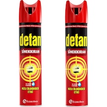 DETAN SİNEKKIRAN SU BAZLI AERESOL 275 ML x 2 ADET