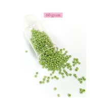 Dökme Cam Kum Boncuk 8/0 3 Mm - 60 Gram - Çimen Yeşili - Bnc193