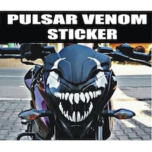 Motosiklet Sticker Pulsar-venom-bajaj Uyumlu Beyaz - Aracınıza Hava Katın