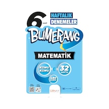 6. Sınıf Bumerang 32 Haftalık Matematik Denemeleri  -  Ramazan Akkuş  -  Günay Yayıncılık