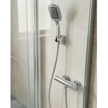 Ers Siyah Duş Başlığı Seti Spiral Hortumlu El Duşu Ve Duvar Askısı Banyo Seti Diğer