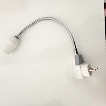 Prizi E27 Duya Dünüştürücü Anahtarlı Oynar Başlıklı Duy-30 cm