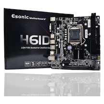 ESONIC H61DA1 LGA1155 2-3. Nesil DDR3 HDMI VGA M.2 mATX Anakart