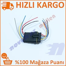 Maflen Su Geçirmez Hazır Bağlantı Soket 6pin Dişi erkek Set-s2931