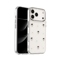Newface Apple İphone 17 Pro Fiyonk Desenli Kapak - Desen 1