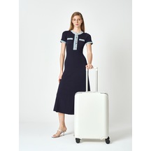 Pierre Cardin Unisex Orta Boy Valiz 04pc7090 Beyaz