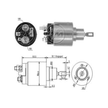 Zm 12v Marş Otomatiği Bosch  Tipi Kmm kısa Piston N11.18825