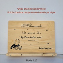 Münzevi Masaüstü Ahşap Rahle/tablet/kitap Tutucu-model020