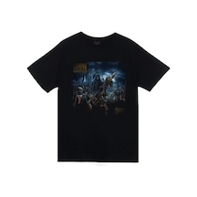 Stoned&Fame Legion Of The Damned Slaves Of The Shadow Realm Baskılı T-shirt SIYAH Siyah