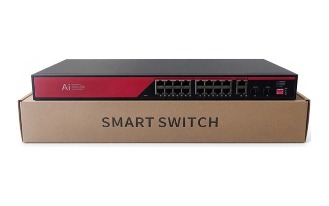 Ezcool Ez-16psx-sfp 16 Port 16fe+2ge+2sfp 240w Gigabit Poe Switch