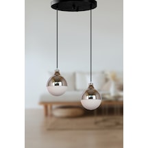 Rima Modern Salon - Mutfak - Yatak Odası Opal Camlı 2 Li Avize Diğer