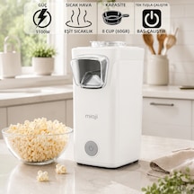 Mioji POPX1 1100 W Yağsız Kompakt Mısır Patlatma Makinesi