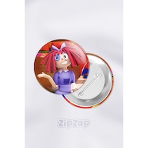 Ragatha- Tadc The Amazing Digital Circus Çanta Süsü Rozet İğneli Buton Rozet Seti 1 Adet Tekli