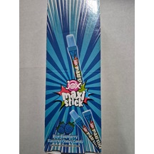 Jox Maxi Stick Mavi Ahududu Aromalı Çiğnenebilir Şeker 24 Adet
