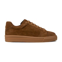 Deery Erkek Hakiki Süet Taba Renk Sneaker Ayakkabı - 02018mtbac02 Taba