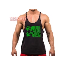 Tarzsokak Gym Tank Top Fitness Sporcu Atleti Gym125 Siyah