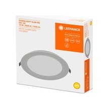 12w Sarı Işık İle 960lm Slim Downlight İle Ferah Aydınlatma Abanoz