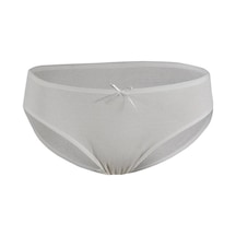 6 Adet Yıldız Bayan Likralı Kaşkorse Bikini Külot Ekru 3553 Ekru