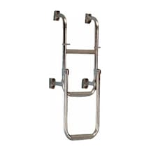 Krom Katlanır Merdiven 2+1 Basamaklı