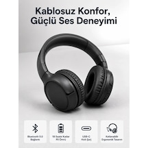 Ers 2025 Model Kulak Üstü Bluetooth Hoparlör Anc Özellikli