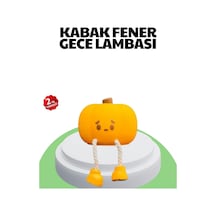 Muratech Şarjlı Pumpkin Led Masa Lambası Zamanlayıcılı Dokunmatik Çok Renkli
