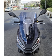 Motocam Kanuni Seha 150 Ön Cam 2022-2026 Model 55cm Füme Renkli 4mm Kısa
