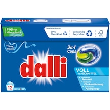 Dalli 3'ü Bir Arada Etkili Leke Çıkarma Özellikli Tablet Çamaşır Deterjanı 12'li