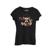 Ac Dc - Ac Dc Cubes Siyah Kadın Tshirt 001