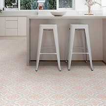 Floorpops Fp3566 Cecilia Peel Stick Yer Karosu, Beyaz Ve Kirli Beyaz