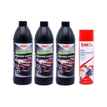 3 Adet Seramik Katkılı Hızlı Ve Pratik Cila - 1 Adet Susuz Motor Temizleme Spreyi