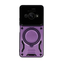 Xiaomi Poco C61 Kılıf Joy Lens Standlı Kapak - Mor 0.2M-Çok Renkli