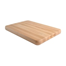 Ecs Ahşap 35x25 Cm-kalınlık 18 Mm-1 Adet Masif Kayın Kesme Tahtası Ahşap