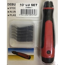Çapak Alma Raspa Seti 10'Lu Ve Sapsız Sapli Set