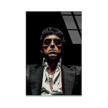 Scarface Portre Cam Tablo Efsane Film Temalı Duvar Dekoru 50x70