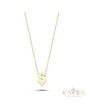 Sade Ş Harfi Altın Kolye Bm129