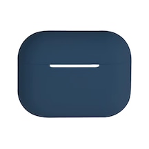 Apple Airpods Pro 3 3.nesil Soft Silikon Kılıf - Lacivert Altın
