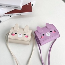 Dancemonkey Tavşan Sevimli Para Omuz Mini Küçük Küçük Kız Karikatür Cüzdanı Crossbody Çocuklar Çocuk Çantası Çanta Çanta Bozuk Beyaz Bebek Aksesuarları Uo Beyaz