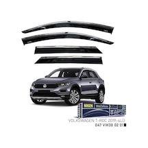 Volkswagen T-Roc Niken Kromlu Cam Rüzgarlığı 4lü Set 2019 ve Üstü