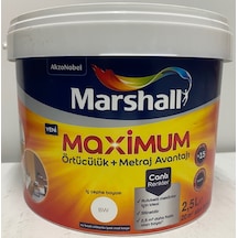 Marshall Maximum Silikonlu Ipek Mat 2,5 Lt