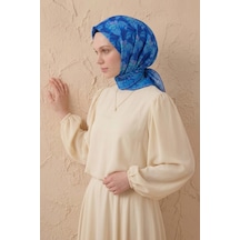 Silk Home Soft Eşarp Floral Line Lacivert 90x90 Çok Renkli 19429987