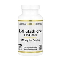 California Gold Nutrition, L-glutathione Reduced , 500 Mg, 120 Veg Capsules