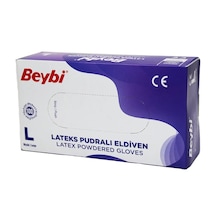 Şeylişeyler - Beybi Pudralı Muayene Eldiveni Large 5 Kutu 500 Adet